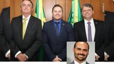 Eduardo Bolsonaro quer impor apoio de Campetti a coronel - Imagem: Reprodução | Redes Sociais