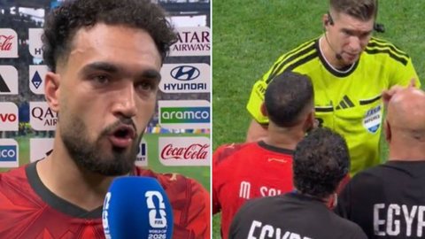 Atacante do Egito dispara contra arbitragem após derrota para Argentina: "Desde o início" - Imagem: Reprodução/Instagram