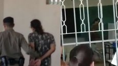 Eleitor é preso após destruir urna eletrônica a pauladas em Goiânia; veja vídeo - Imagem: reprodução