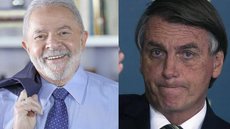 Luiz Inácio Lula da Silva (PT) e Jair Bolsonaro (PL) - Imagem: Reprodução/Facebook