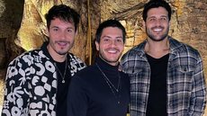 Os ex-BBBs Eliezer, Arthur Aguiar e Rodrigo Mussi - Foto: Reprodução / Instagram