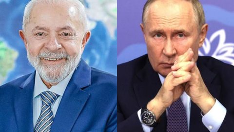 Em telefonema, Lula e Putin conversam sobre queimadas e negociações de paz - Imagem: Reprodução / Instagram / @lulaoficial / @russian_kremlin