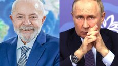 Em telefonema, Lula e Putin conversam sobre queimadas e negociações de paz - Imagem: Reprodução / Instagram / @lulaoficial / @russian_kremlin