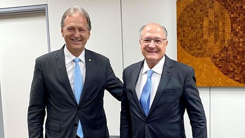 Emerson Kapaz e Geraldo Alckmin. - Imagem: Divulgação