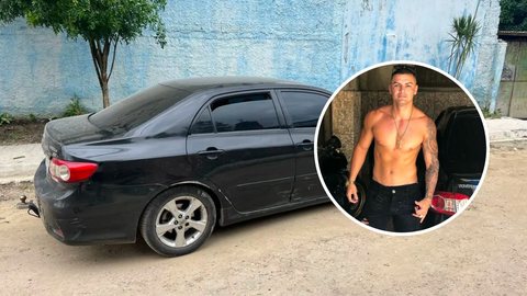 Empresário é assassinado a tiros por criminosos dentro de carro - Imagem: reprodução TV Globo
