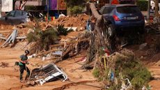 Enchente na Espanha supera desastre do Rio Grande do Sul com 205 mortos - Imagem: Reprodução / X / @TiozinhoMax