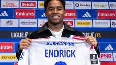 Endrick com a camisa do Lyon - Foto: Damien LG/Lyon