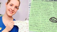 Enfermeira que matou 7 recém-nascidos confessa crime em diário; leia trechos - Imagem: reprodução portal Sou Enfermagem