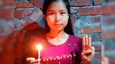 Enfermeira Zarli Naing tinha 27 anos e ajudava a resistência em Mianmar - Imagem: Reprodução | Facebook