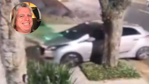 Veículo dos assaltantes foi encontrado abandonado - Imagem: Reprodução / TV Globo / Redes Sociais