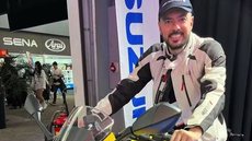 Adalberto dos Santos Junior durante o evento em Interlagos - Imagem: Reprodução / Arquivo pessoal