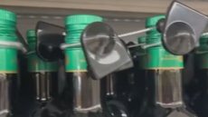 Com o aumento do preço do azeite, produto vira alvo de furtos - Imagem: Reprodução / TV globo