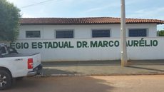 Escola estadual de Santa Tereza de Goiás, no norte do estado de Goiás - Imagem: reprodução/TV Globo
