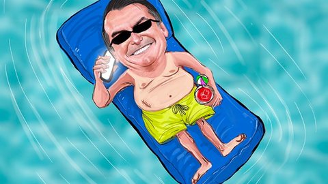 Bolsonaro passa férias em hotel de luxo, com diárias que chegam a R$ 4 mil