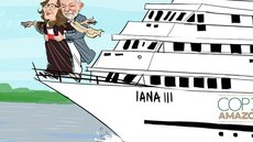 Iate de luxo abriga Lula e Janja na COP30 - Imagem: Divulgação/Coluna Esplanada