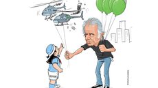 Doações militares, protestos performáticos e projetos irrelevantes contrastam com crises reais ignoradas pelo poder público - Imagem: Divulgação/Coluna Esplanada