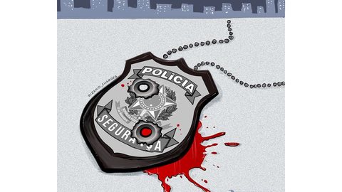 Brasil registra 129 mortes violentas de policiais e agentes até agosto de 2025 - Imagem: Divulgação/Coluna Esplanada