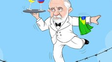 Lula tenta equilibrar paz entre Moscou e Kiev com acordos militares e jurídicos - Imagem: Divulgação/Coluna Esplanada