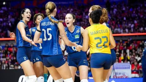 Próximo desafio do Brasil será contra a Polônia, em busca da classificação na VNL - Imagem: Divulgação/Volleyball World