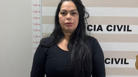 Ex-mulher de líder do PCC detida em flagrante em Arujá - Imagem: Divulgação | Polícia Civil