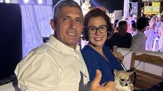 Aginaldo Oliveira e Carla Zambelli - Imagem: Reprodução / Instagram / @coronel_aginaldo