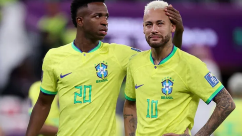 Com Neymar lesionado, Vini Jr. ganha destaque no primeiro jogo do Brasil - Imagem: Michael Steele