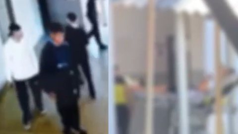 Estudante é baleado acidentalmente em banheiro de escola; veja vídeo - Imagem: Reprodução/G1