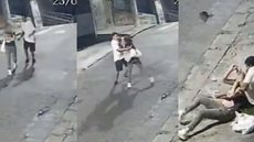 Vídeo mostra momento em que mulher reage à tentativa de estupro e luta com criminoso - Imagem: reprodução