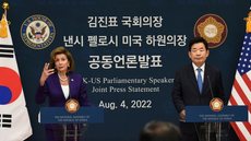 Declaração de EUA e Coreia do Norte - Imagem: reprodução grupo bom dia