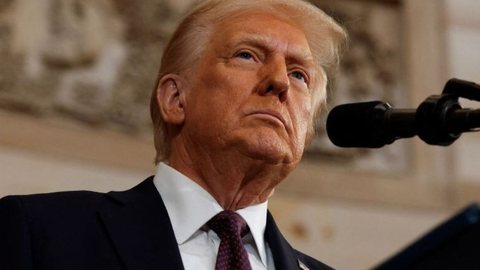 Trump elogia parceria com Israel e promete ações mais severas se o Irã não optar pela paz rapidamente - Imagem: Reprodução