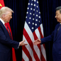 Os presidentes da China, Xi Jinping, e dos Estados Unidos, Donald Trump, lideram as duas maiores potências envolvidas na disputa por influência comercial no Brasil - Imagem: Reprodução