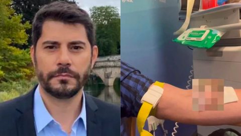 URGENTE: Evaristo Costa é hospitalizado às pressas com fortes dores - Imagem: reprodução Instagram