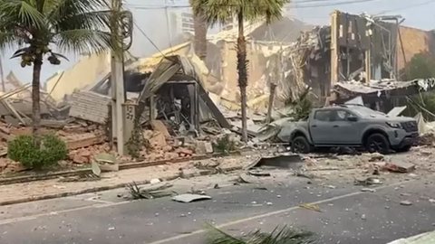 VÍDEO: explosão destrói restaurante recém-inaugurado do grupo Coco Bambu - Imagem: reprodução