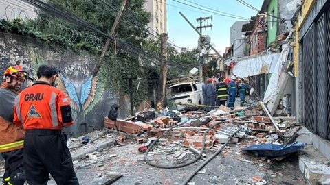 Com 46 imóveis interditados, as autoridades iniciaram a investigação sobre as causas da explosão e prestaram assistência às famílias afetadas - Imagem: Reprodução/Gabrielle Gonçalves/Metrópoles
