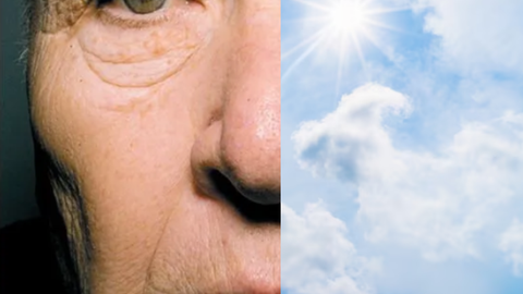 Após 28 anos exposto ao sol, lados do rosto de caminhoneiro ganha diferença gritante. - Imagem: reprodução I CNN Brasil e Freepik
