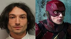 Ator Ezra Miller é conhecido pelo herói da DC "Flash" - Imagem: Reprodução/Twitter @mariomojc e Hawai'i Police Department