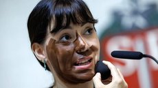 Discurso de Fabiana Bolsonaro com blackface gera críticas - Imagem: Rodrigo Costa/Alesp