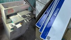 Polícia encontra estrutura completa de falsificação e grande quantidade de cocaína. - Imagem: Divulgação/SSP.