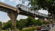 Falha no monotrilho trava Linha 15-Prata e afeta passageiros em SP - Imagem: Reprodução / Márcia Alves / CMSP