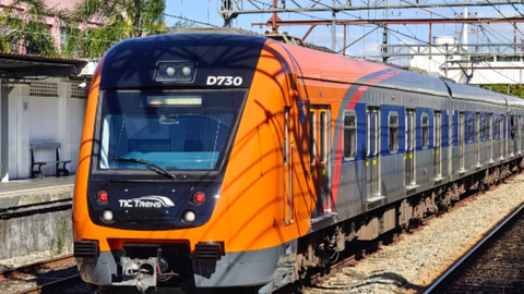 Circulação é afetada após problema técnico em trem operado pela TicTrens - Imagem: Reprodução