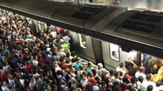 Falha técnica na Zona Leste desencadeia atrasos na Linha 3-vermelha do metrô - Imagem: Reprodução / X (antigo Twitter) @choquei