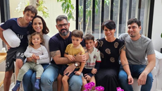 Juliano Cazarré e família - Imagem: Reprodução/Instagram