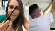 PERIGO! Família encontra câmera escondida em banheiro de apartamento alugado - Imagem: Reprodução/TikTok