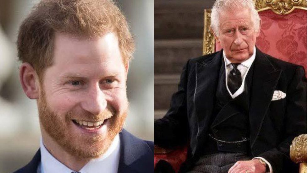 Rei Charles III só aceitará visitas de seu filho Harry com condições - Imagem: reprodução Twitter