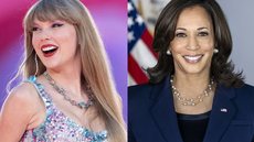 Fãs de Taylor Swift arrecadam R$ 780 mil para campanha de Kamala Harris - Imagem: Reprodução / X / @benelmescany