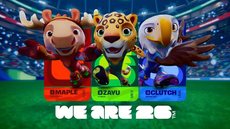 Esta será a terceira edição da Copa do Mundo a contar com mais de um mascote oficial - Imagem: Divulgação / FIFA