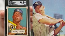 Card de Mickey Mantle, do New York Yankees, vale uma fortuna! - Imagem: Divulgação Heritage Auctions