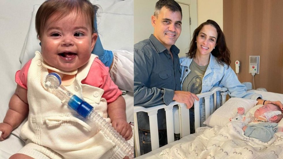 Juliano Cazarré comemorou com os fãs a alta de sua filha caçula após 15 dias de internação. - Imagem: reprodução I Instagram @cazarre