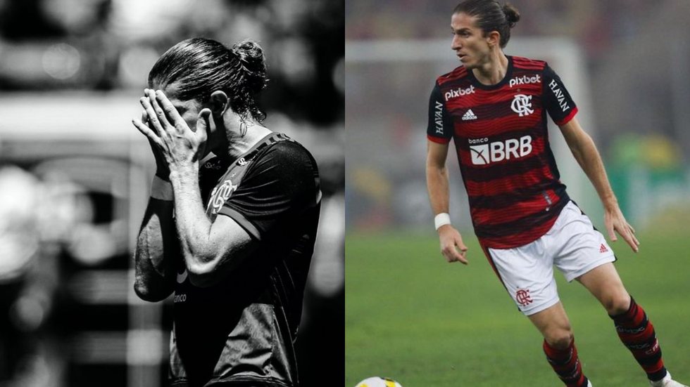 'Maldição' de Filipe Luís?; entenda brincadeira de internautas antes do jogo entre Flamengo e Corinthians - Imagem: reprodução Instagram @filipeluis