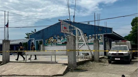 Tiroteio ocorreu em um colégio em Tacloban City, província de Leyte - Imagem: Reprodução/Noel Sianosa/AFP
